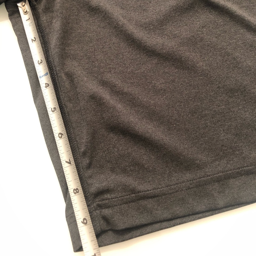 NIKE Dri-Fit Charcoal w/Blk side panel Shorts (M) - Picture 8 of 8